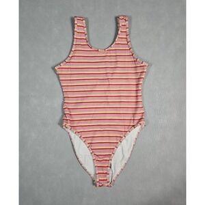 PacSun Girls Striped One Piece Swimsuit Size Large (10) NWOT